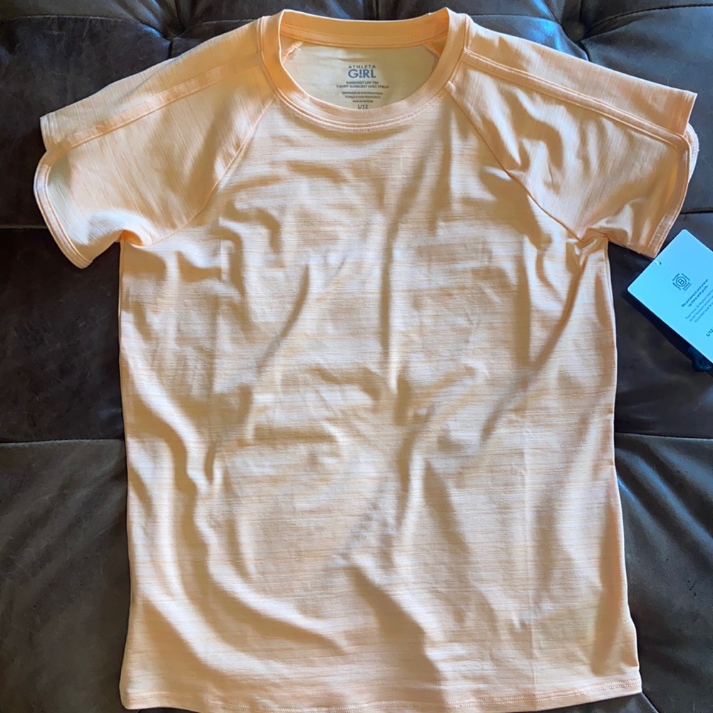 NWT Athleta girl sunburst tee